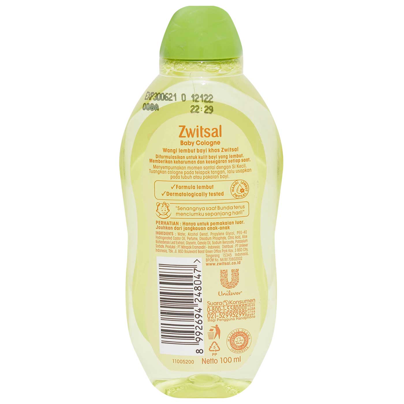 Zwitsal Natural Zwitsal Canola Oil Baby Cologne Zwitsal Baby